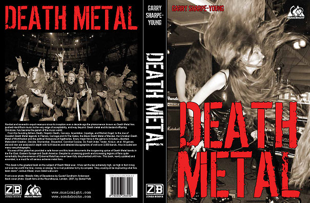 Death Metal book cover spread
