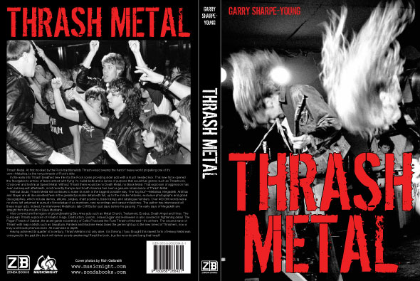Thrash Metal book cover spread
